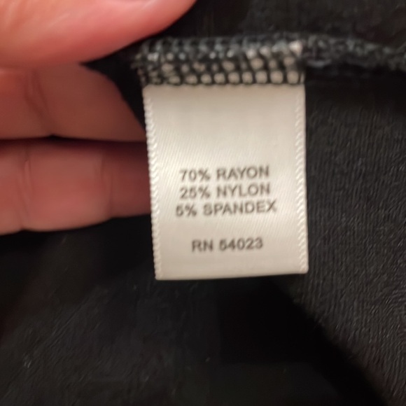 BANANA REPUBLIC cowl neck ponte stretch BELTED DRESS cap sleeve BLACK pleat XS - Picture 12 of 12